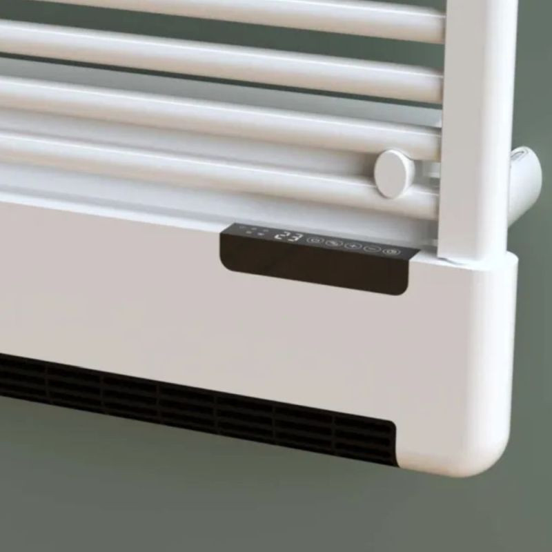 Secatoallas eléctrico Milano con calefactor bajo consumo de Rointe en detalle