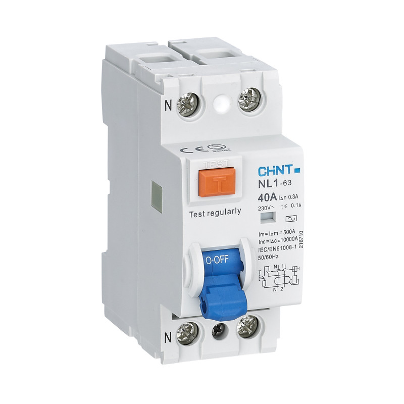 Interruptor diferencial monofásico superinmunizado 2P Chint