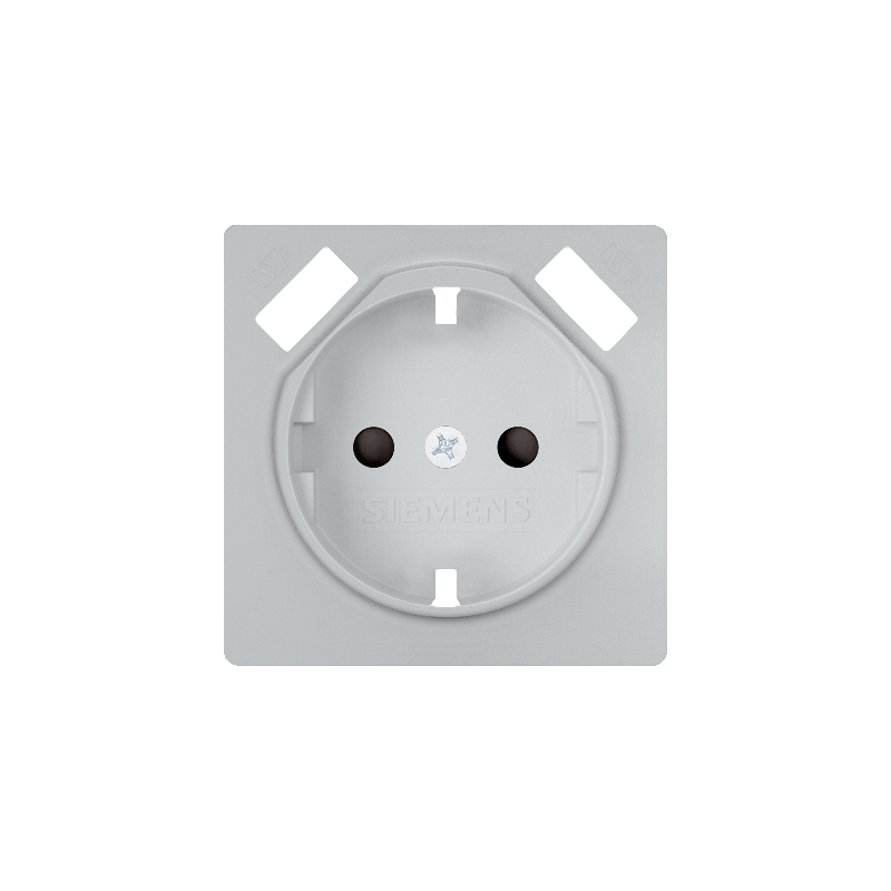 Tapa base de enchufe schuko con USB doble Siemens DELTA style