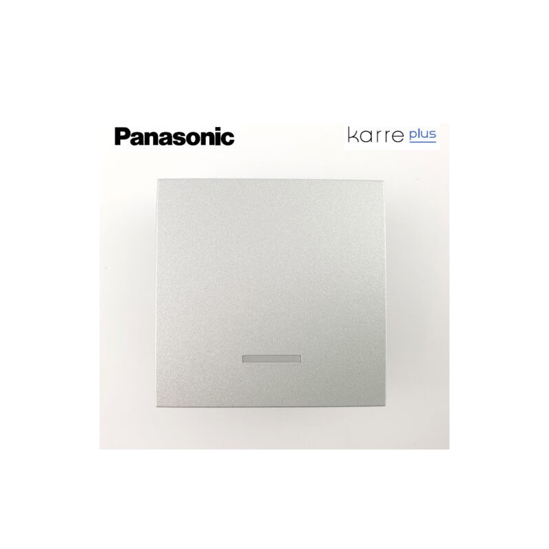 Tecla con visor para interruptor luminoso, conmutador luminoso e interruptor bipolar luminoso Viko Panasonic Karre Plus