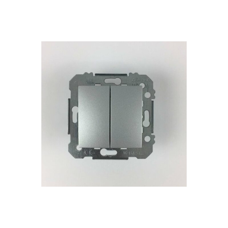 Doble Conmutador BJC Viva Gris