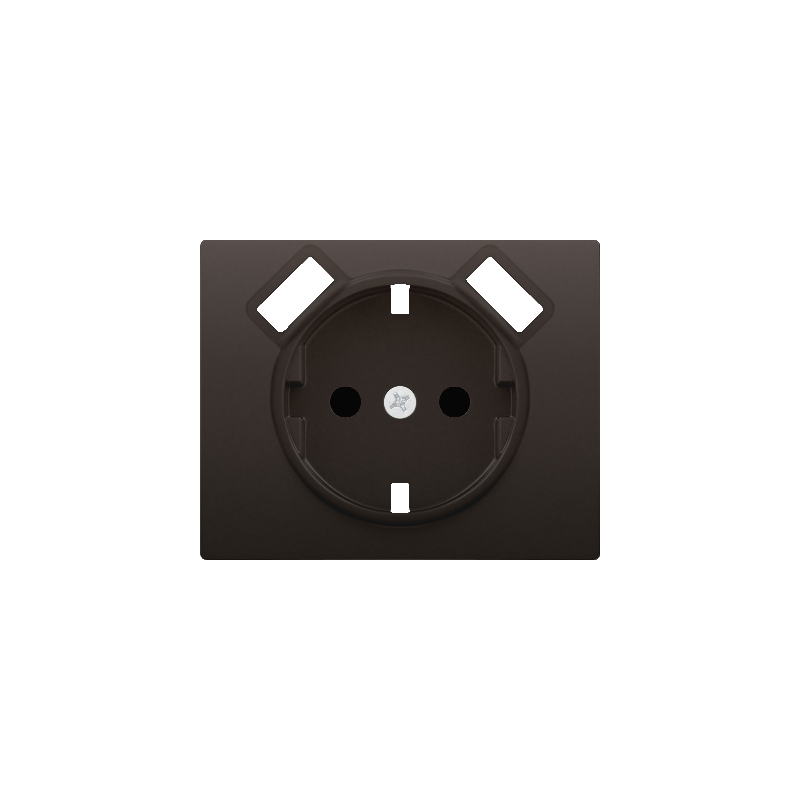 Tapa base de enchufe schuko con USB doble BJC Mega