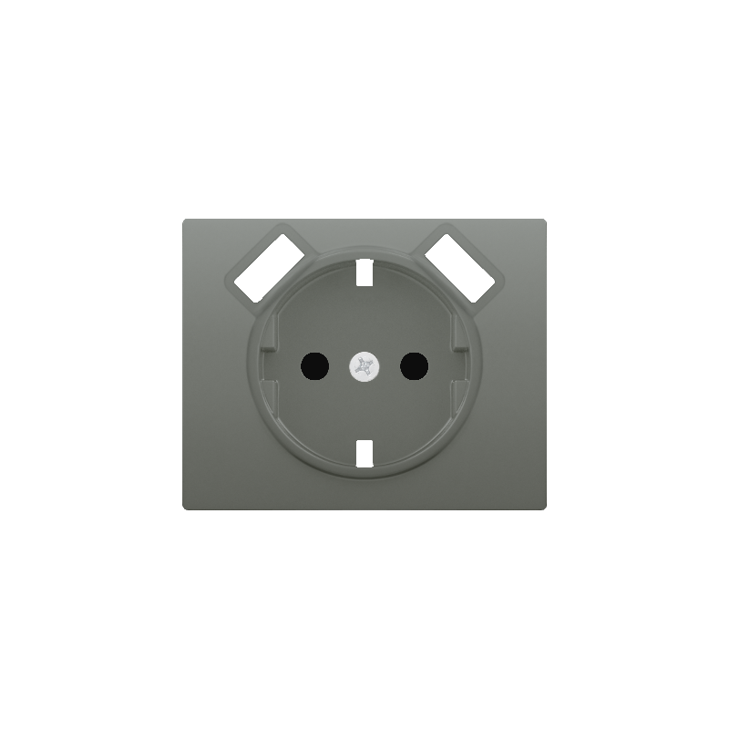 Tapa base de enchufe schuko con USB doble BJC Iris y Iris Plus 18724-USB