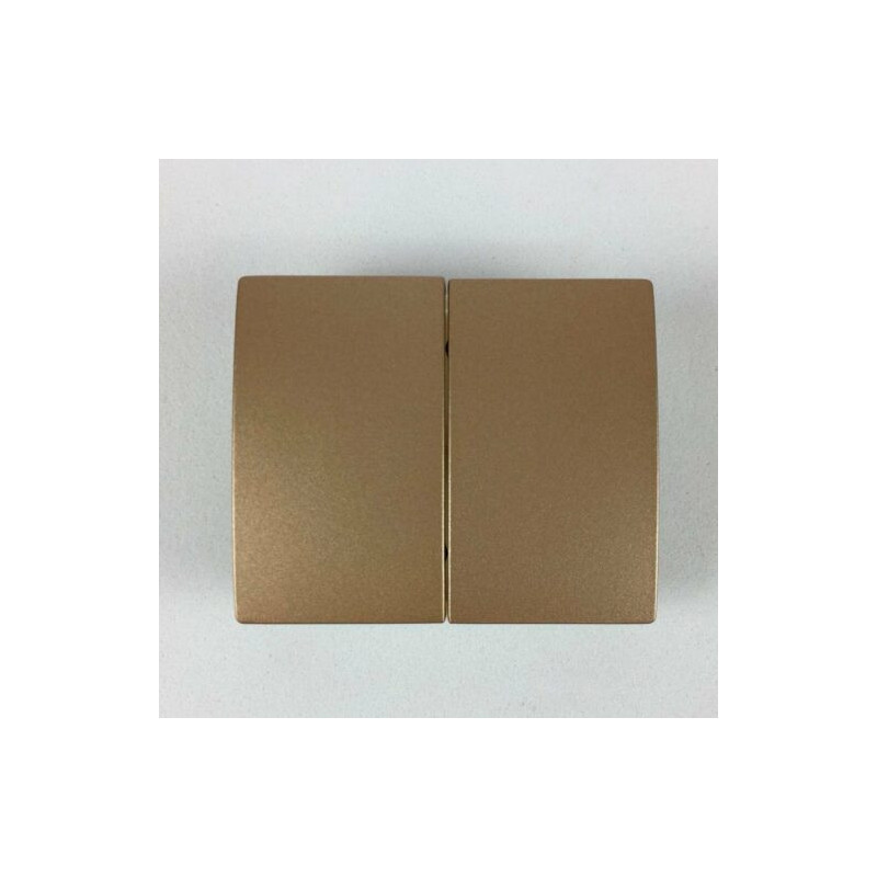 Tecla doble interruptor BJC Iris e Iris Plus