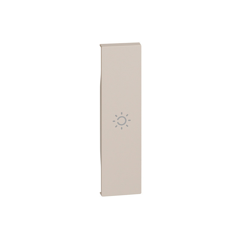 Tecla iluminable de 1 módulo con símbolo de lámpara KW01A Bticino Living Now