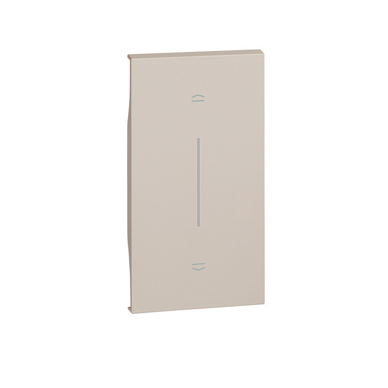 Tecla iluminable para pulsador doble de persiana de 2 módulo Bticino Living Now