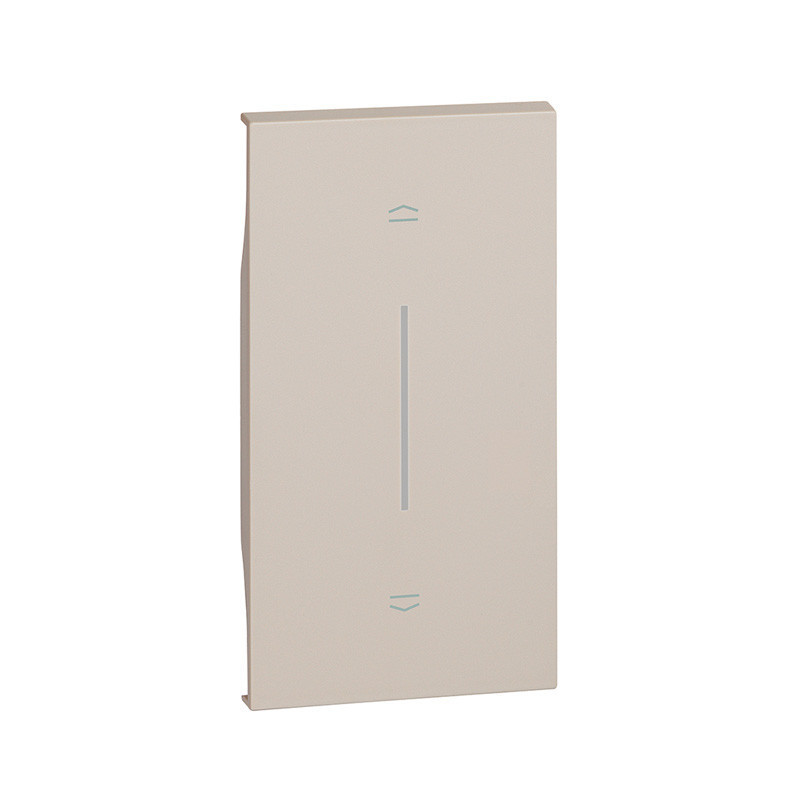 Tecla iluminable para conmutador de persiana de 2 módulo Bticino Living Now