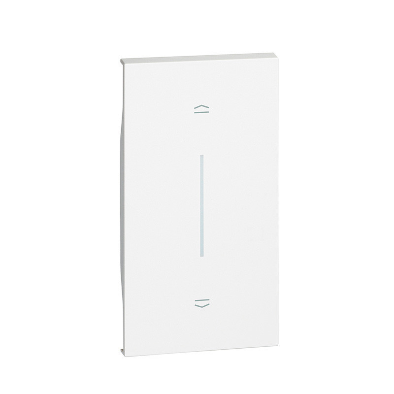 Tecla iluminable para conmutador de persiana de 2 módulo Bticino Living Now