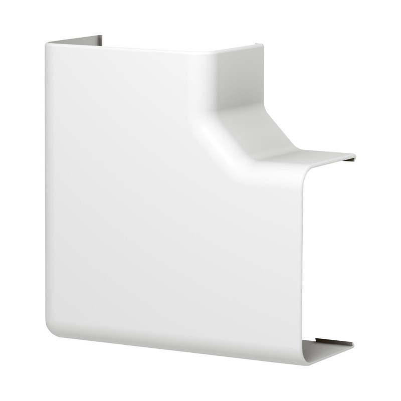 Angulo plano de canal de tubería de aire acondicionado Fluidquint blanco Legrand