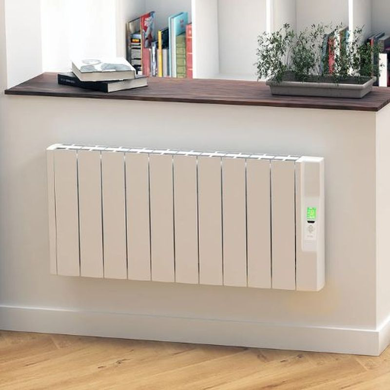Emisor eléctrico SYGMA Short bajo ventana Blanco de Rointe