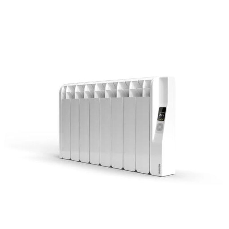 Emisor eléctrico KYROS Short bajo ventana de Rointe 10 elementos blanco