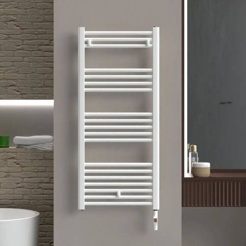 Secatoallas Eléctrico ELBA SWT 770mm x 400 mm Bajo Consumo de Rointe Blanco Montaje en Pared