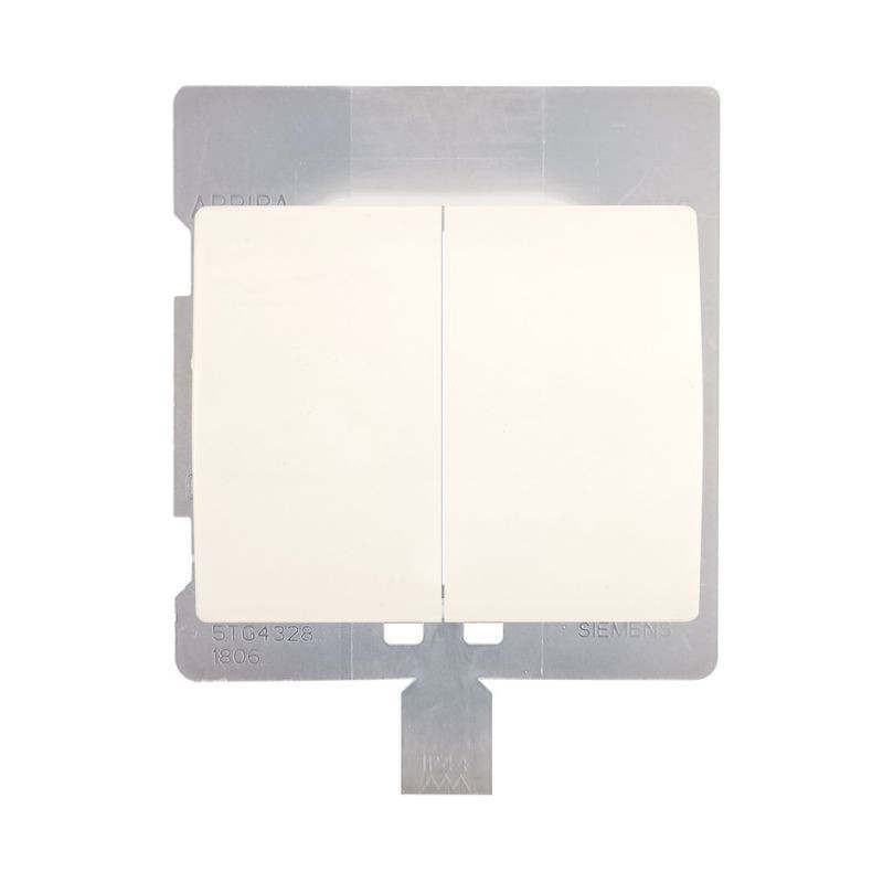 Tecla doble para Doble Interruptor, Doble Conmutador y Doble Pulsador IP44 para Iris estanca y Iris plus estanca
