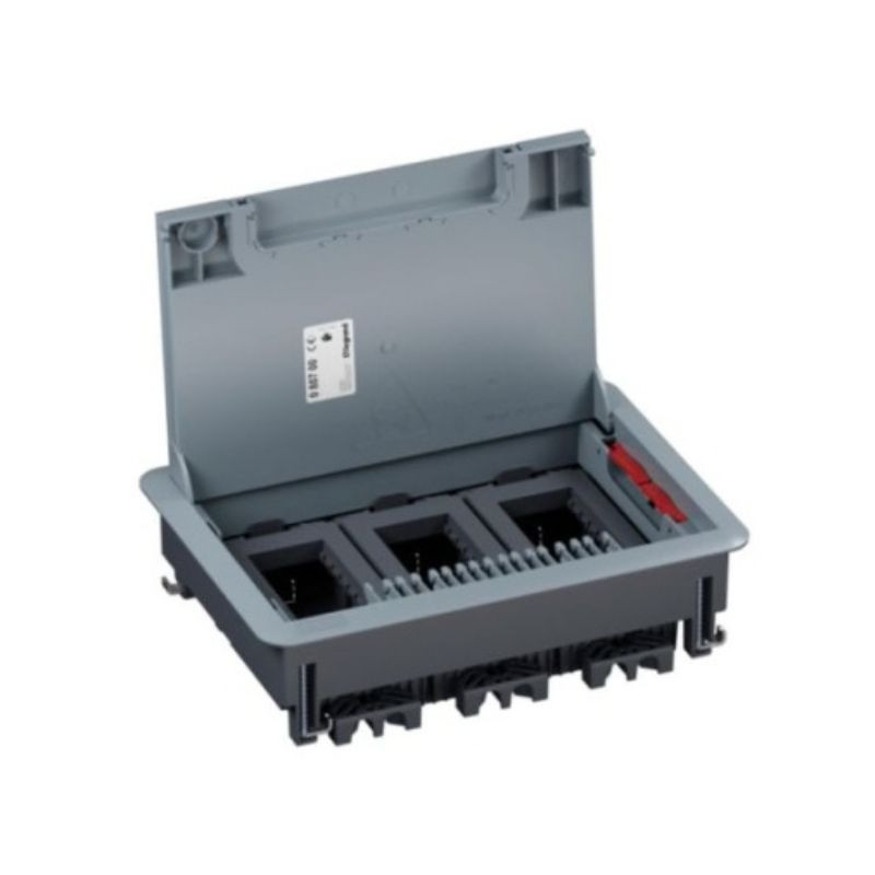 Kit de puestos de trabajo de 12 módulos para suelo técnico para mecanismos horizontales