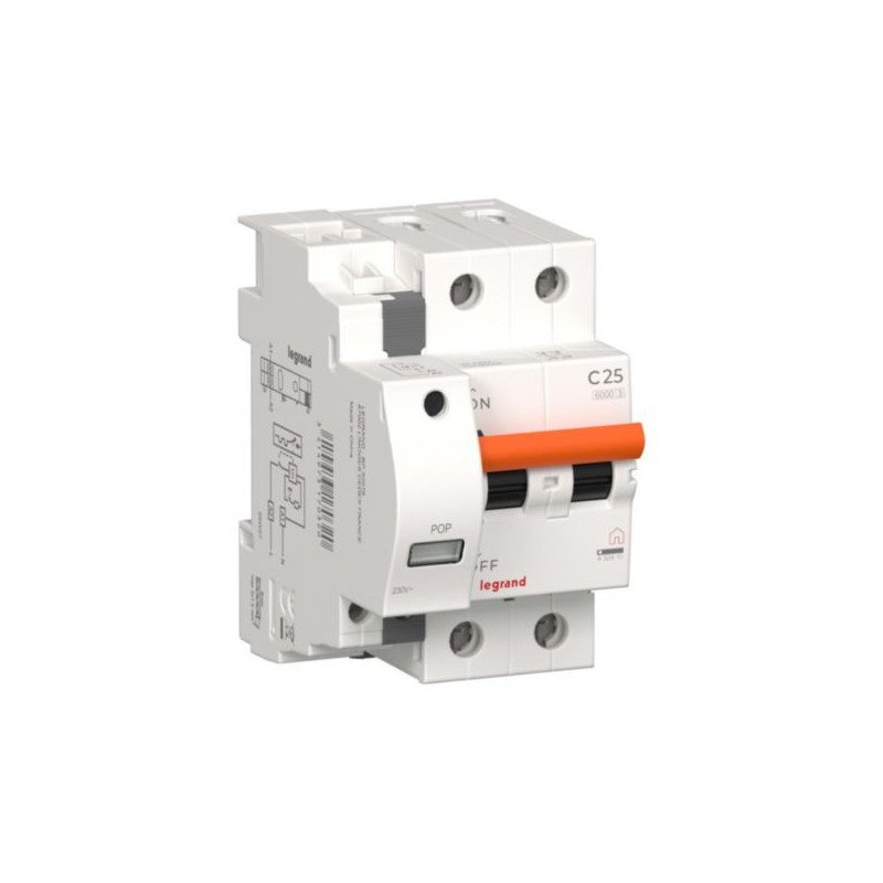 Interruptor general automático con protección de sobretensión permanente Legrand