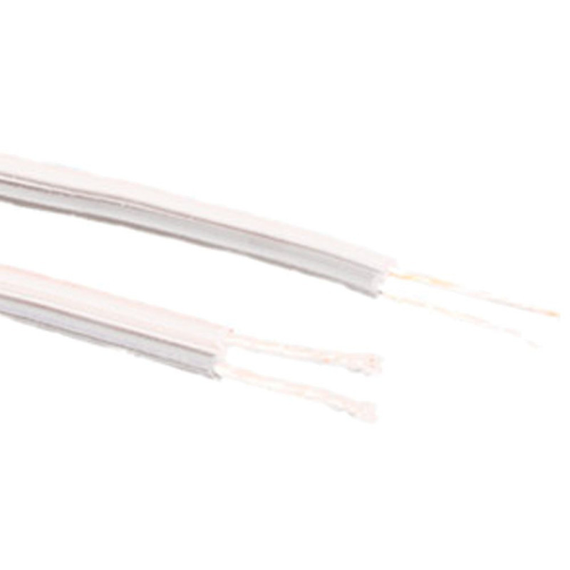 Cable audio paralelo blanco gris