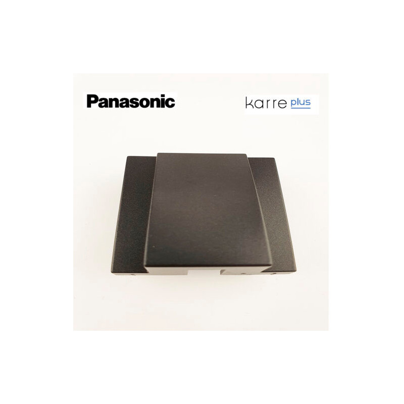 Tapa frontal para salida de hilos  Viko Panasonic Karre Plus WKTR07021BL