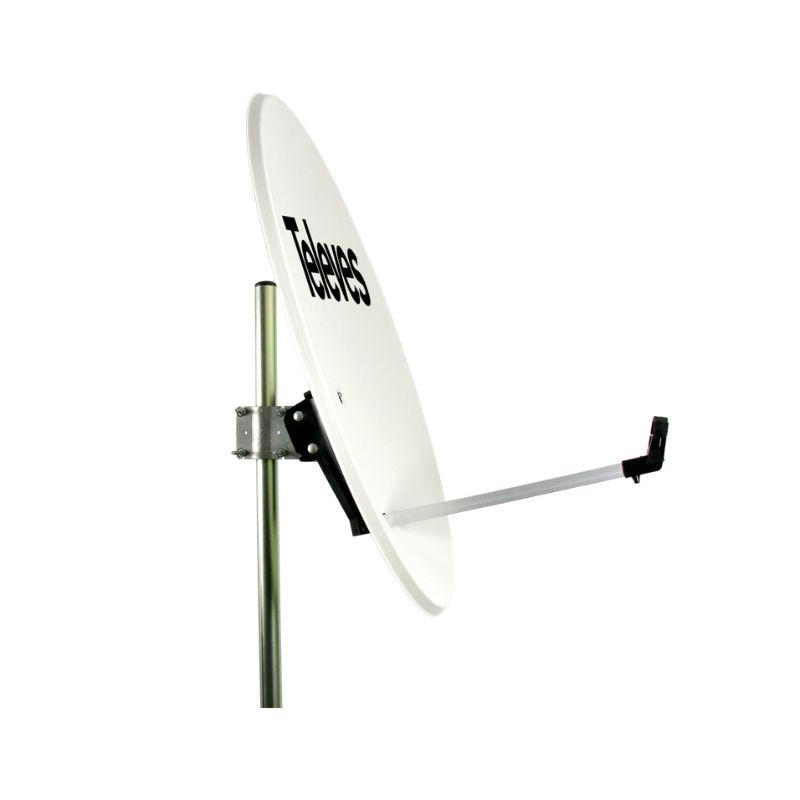 Antena Parabólica Televes ISD 83x75cm Aluminio Blanca 793102 Televes
