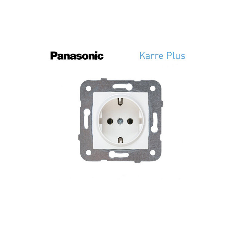 Base de enchufe schucko Panasonic Karre Plus WKTT02122WH