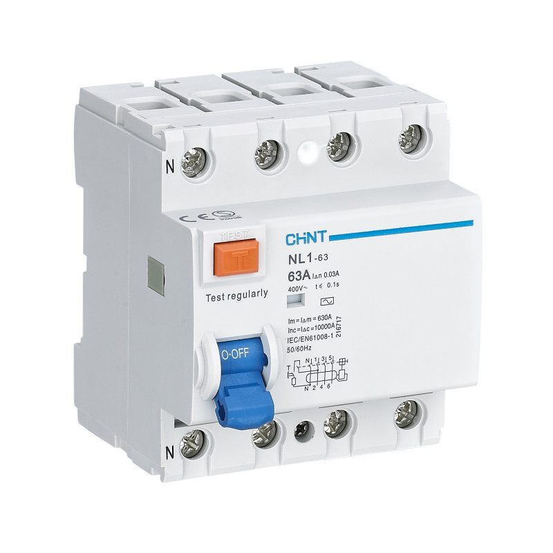 Interruptor diferencial trifásico superinmunizado 4P 30 ASI Chint