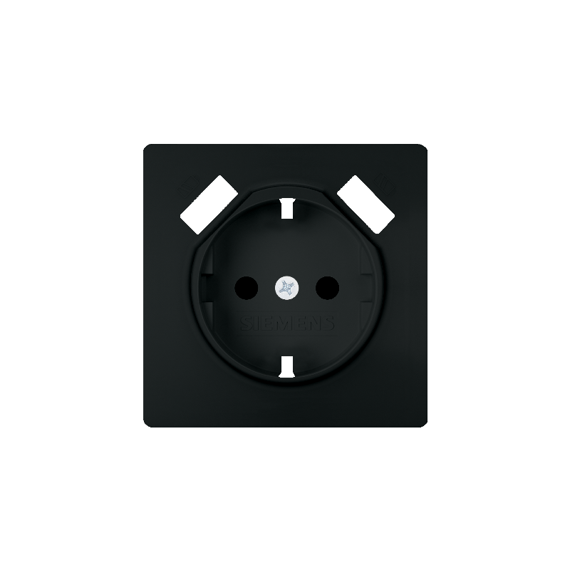 Tapa base de enchufe schuko con USB doble Siemens DELTA style