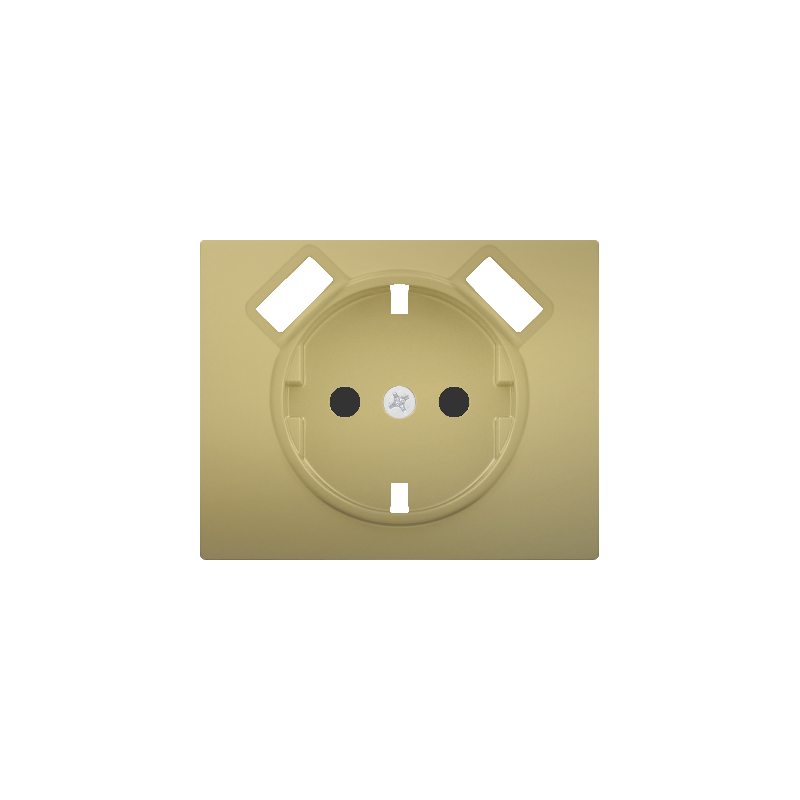 Tapa base de enchufe schuko con USB doble BJC Iris y Iris Plus 18724-USB