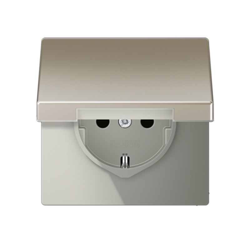 Base enchufe schuko con tapa completa Jung LS990