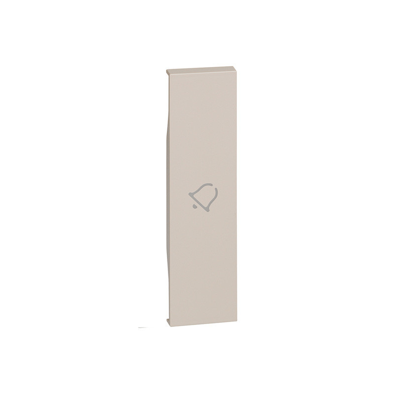 Tecla iluminable de 1 módulo con símbolo de campana Bticino Living Now