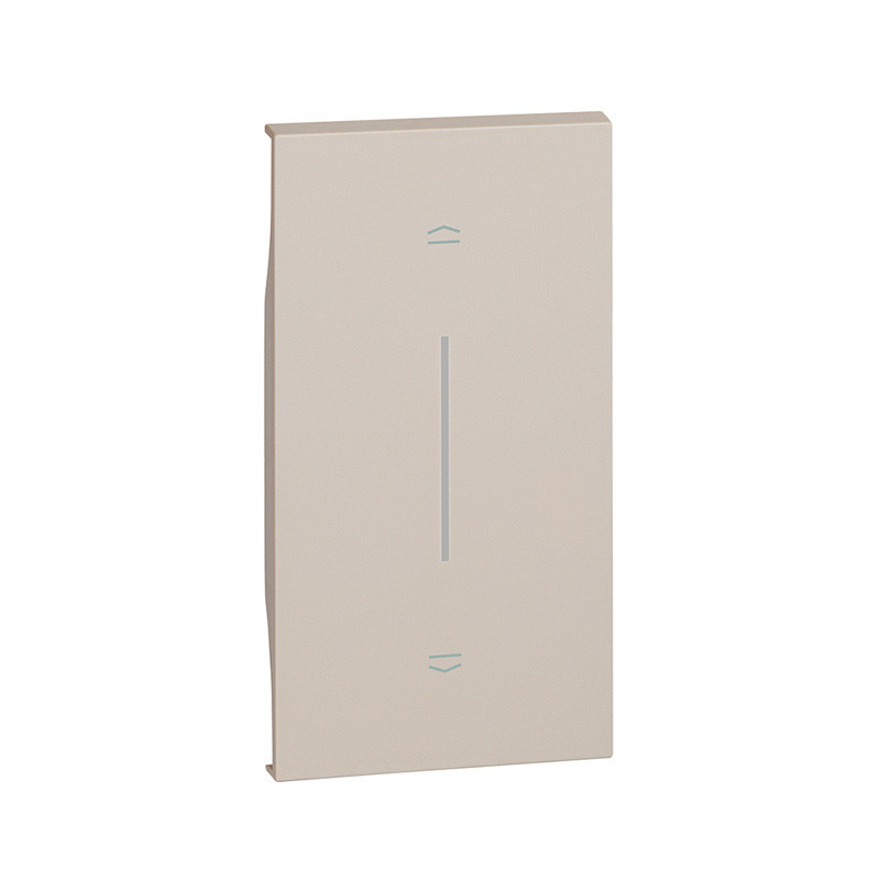 Tecla iluminable para conmutador de persiana de 2 módulo Bticino Living Now