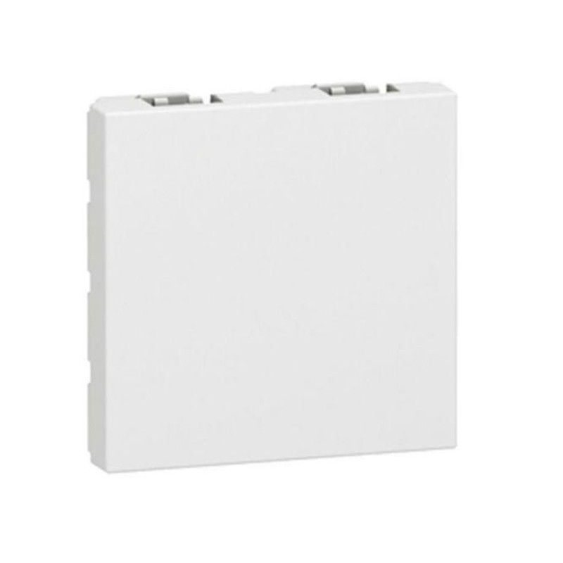 Tapa ciega Legrand Mosaic 2 módulo blanco