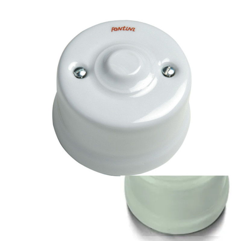 Tapa ciega Porcelana Fontini Garby blanca