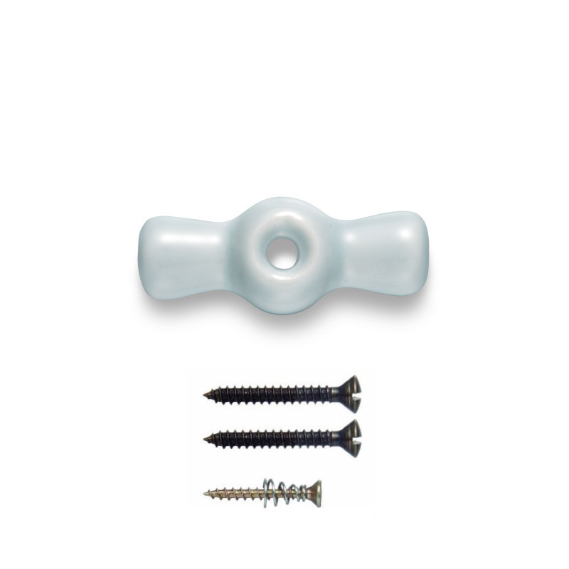 Manilla rotativa de Porcelana Coton con Tornillo Patiné de Fontini 30967851