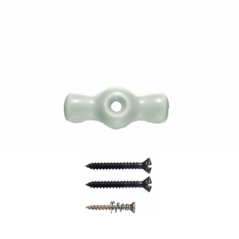 Manilla rotativa de Porcelana Vert île con Tornillo Patiné de Fontini 30967871