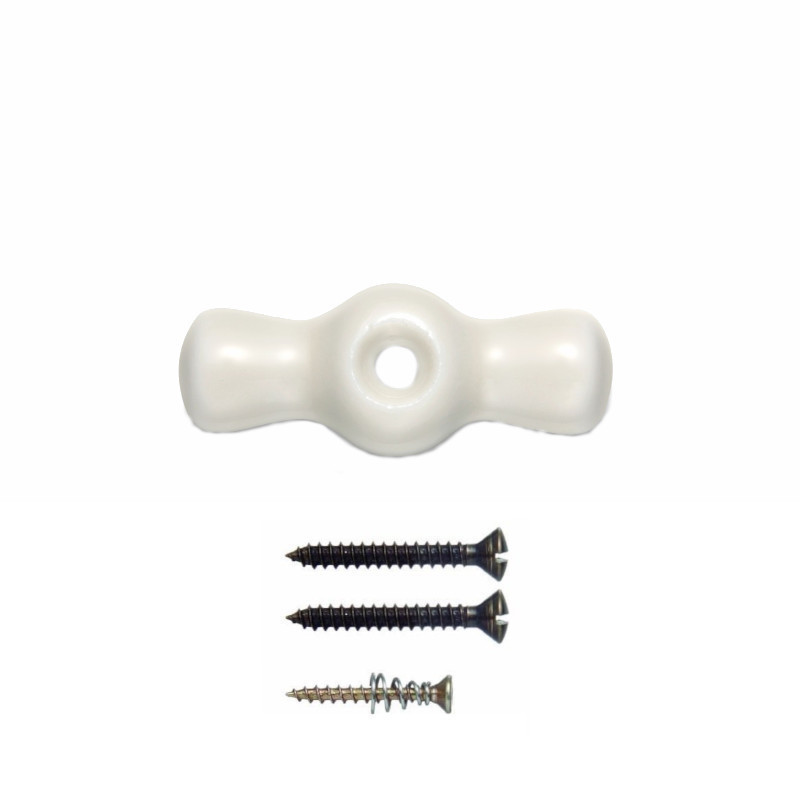 Manilla rotativa de Porcelana Cru con Tornillo Patiné de Fontini 30967881