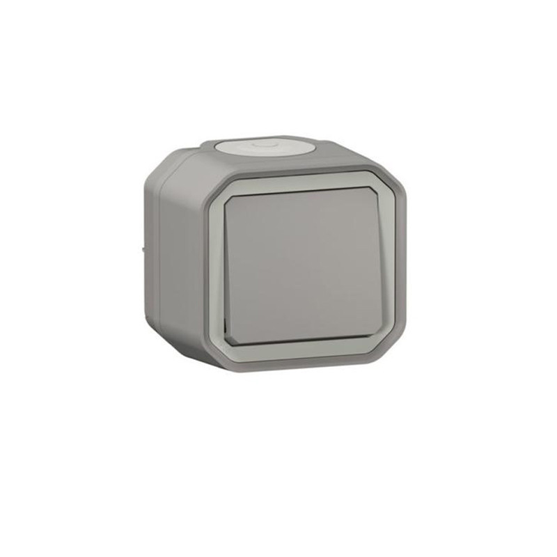 Conmutador estanco monobloc de superficie antracita