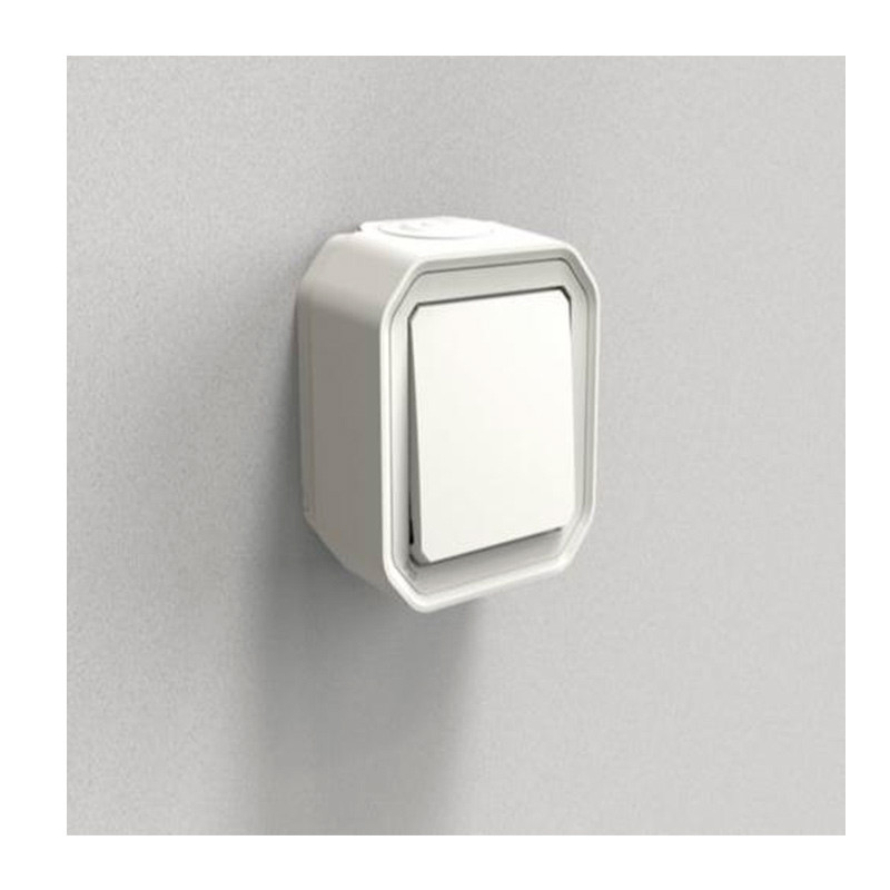 Pulsador Estanco Monobloc de Superficie Legrand Plexo