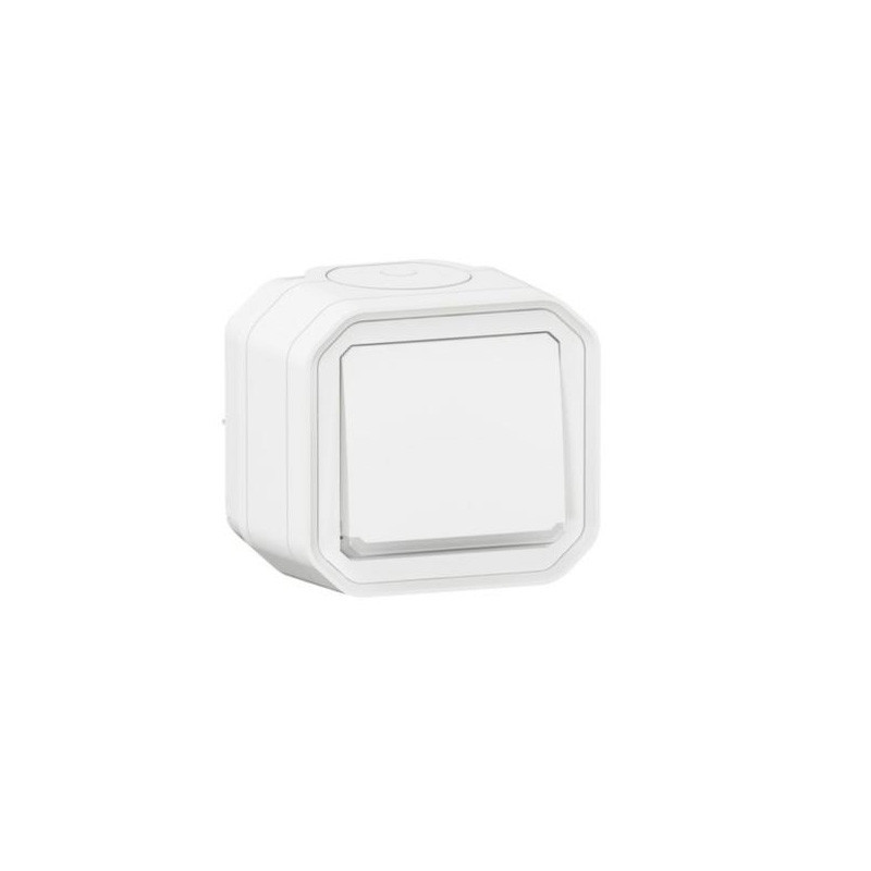 Pulsador estanco luminoso monobloc de superficie Legrand Plexo
