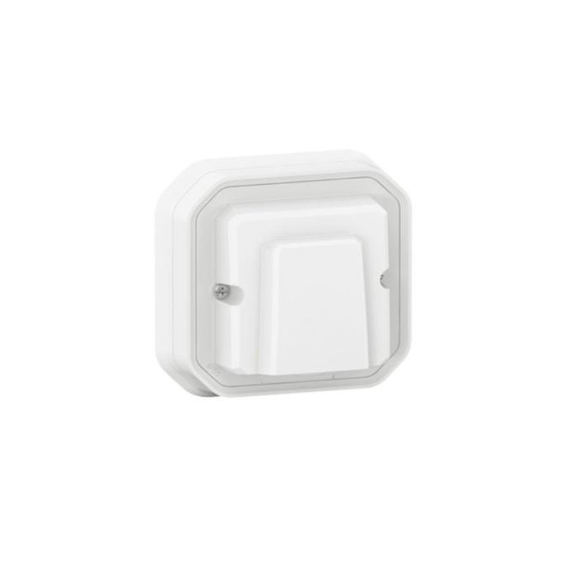 Salida de cables estanco monobloc empotrado con borna de conexión Legrand Plexo blanco