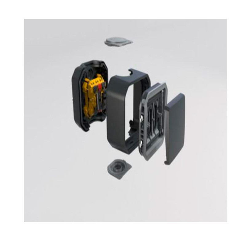 Conmutador estanco doble modular 10AX Legrand Plexo ejemplo montaje