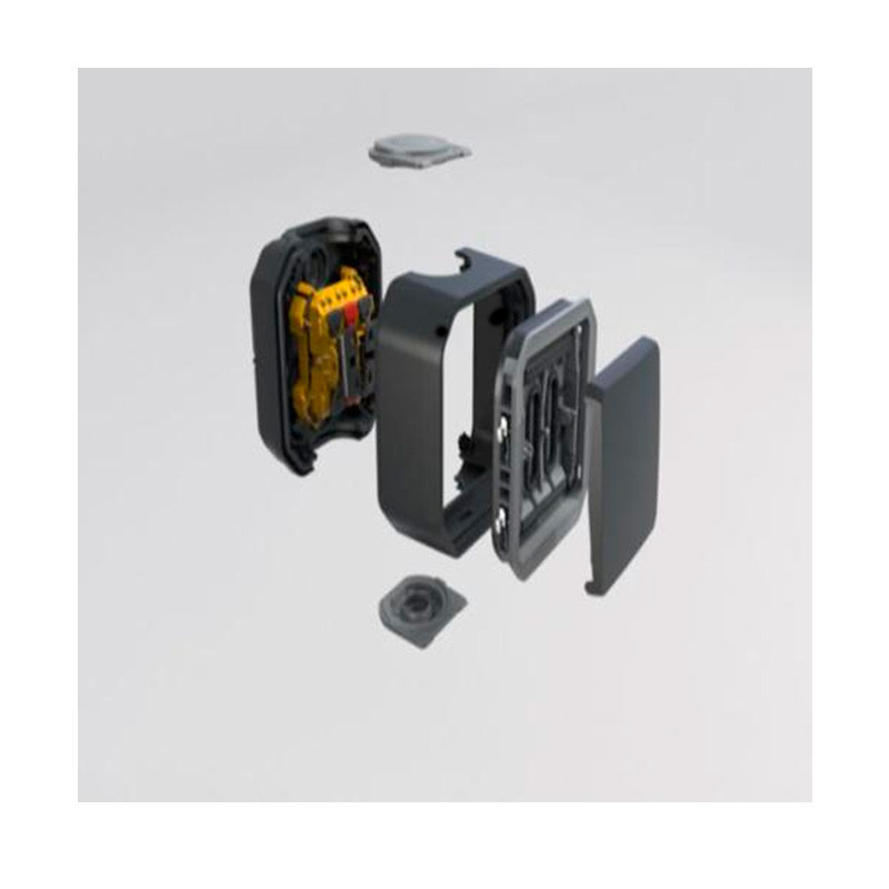 Montaje en Doble pulsador estanco de control de caja de automatismo de persiana modular Legrand Plexo