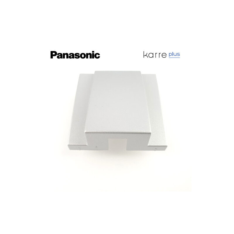 Tapa frontal para salida de hilos Viko Pansonic Karre Plus plata WKTR07021SL