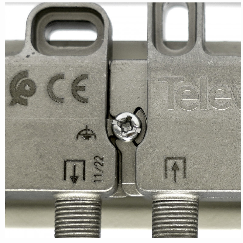 Derivador de televisión conector F Televés