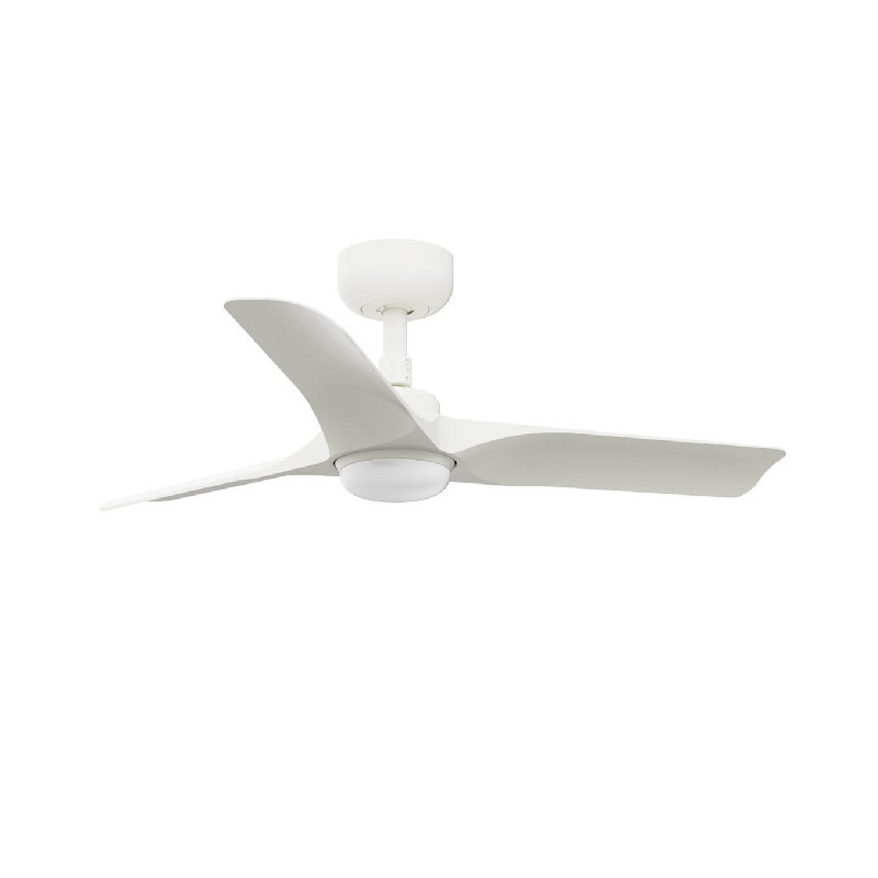 Ventilador de techo LED blanco 3 palas blancas 18W 900mm HEY S Faro 33824-1TW