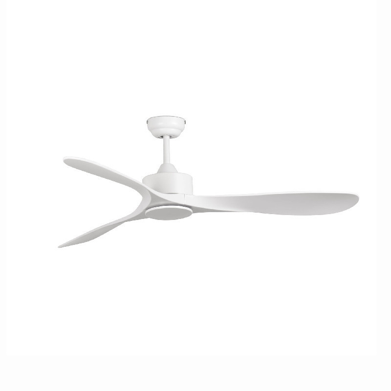 Ventilador blanco Luzon con 3 palas blancas con Motor DC con Diámetro 13200 mm Faro 33750DC