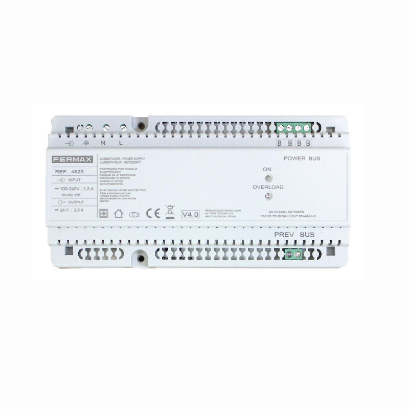Fuente de alimentación con filtro para instalaciones DUOX PLUS Fermax 4825