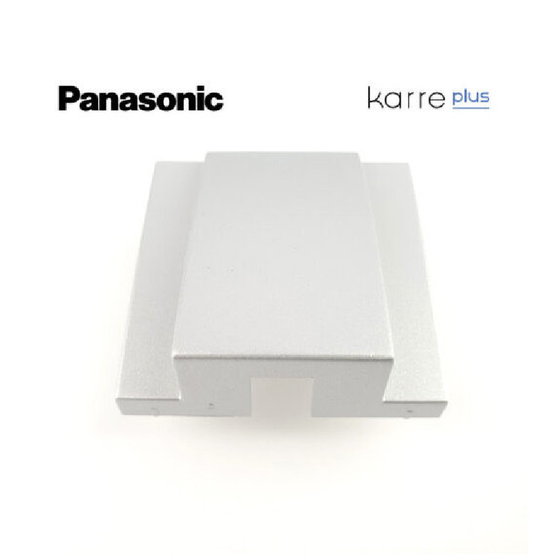 Tapa frontal para salida de hilos Viko Pansonic Karre Plus plata WKTR07021BR