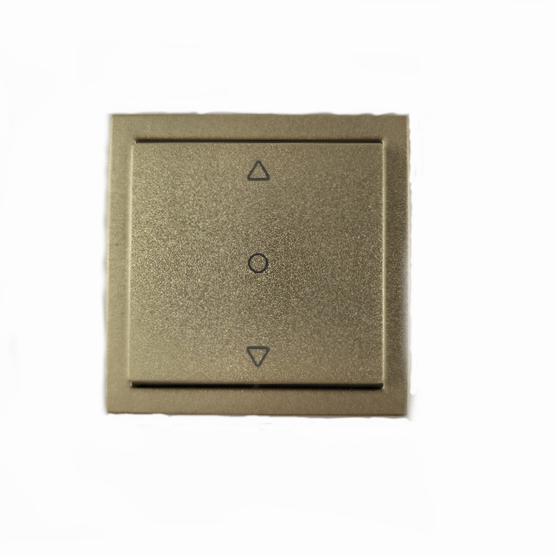 Interruptor de persiana con posición central Bronce Viko Panasonic Karre Plus 92205272-SP