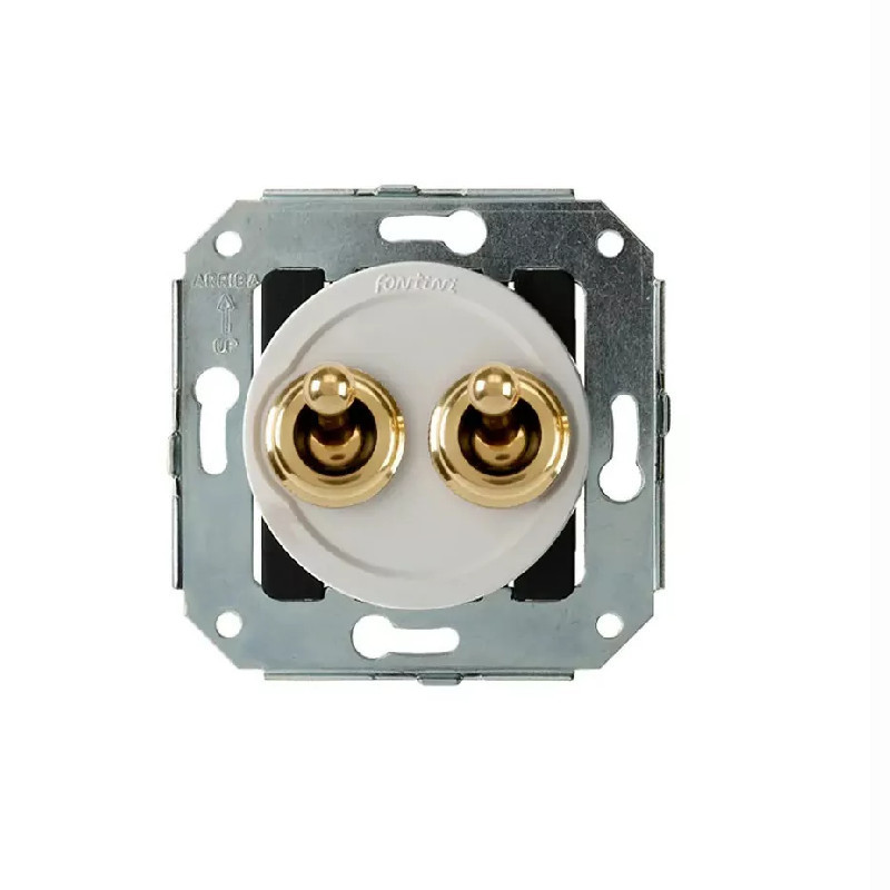 Doble interruptor Fontini Venezia Toggle Switches