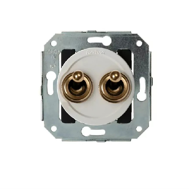 Doble interruptor Fontini Venezia Toggle Switches