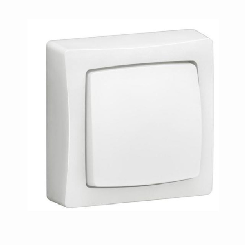 Interruptor/Conmutador/Pulsador blanco monobloc Legrand Oteo 086001L